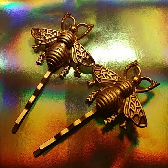 🐝 Busy Bee hair clip set of 4 - Picture 2 of 3